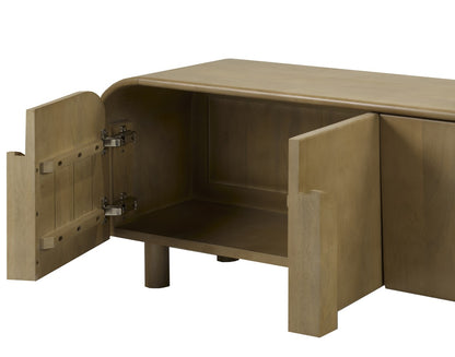 Lyaana 63-inch TV Stand - Natural Oak