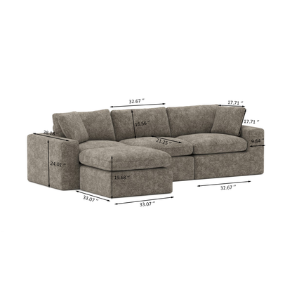 Compression Sectional Sofa
