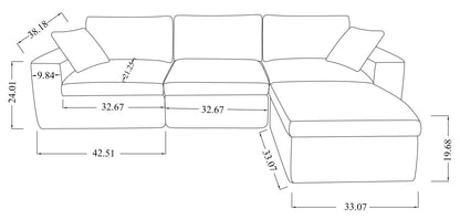 Compression Sectional Sofa