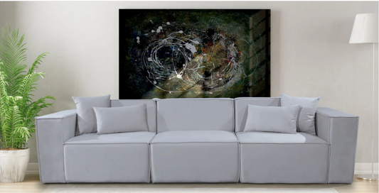Eco Gray 3-seater sofa