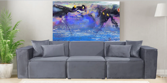 Eco Gray 3-seater sofa