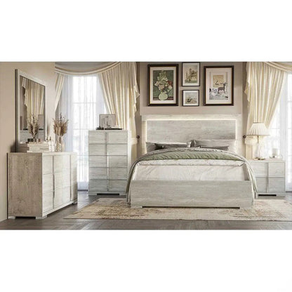 Freya Bedroom Set Stone White