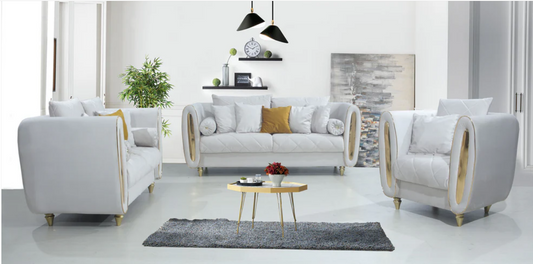 cheap modern harvey sofa in white color