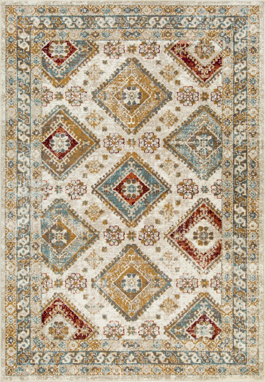 Maisha Area Rug Cream Grey Taupe - Main View