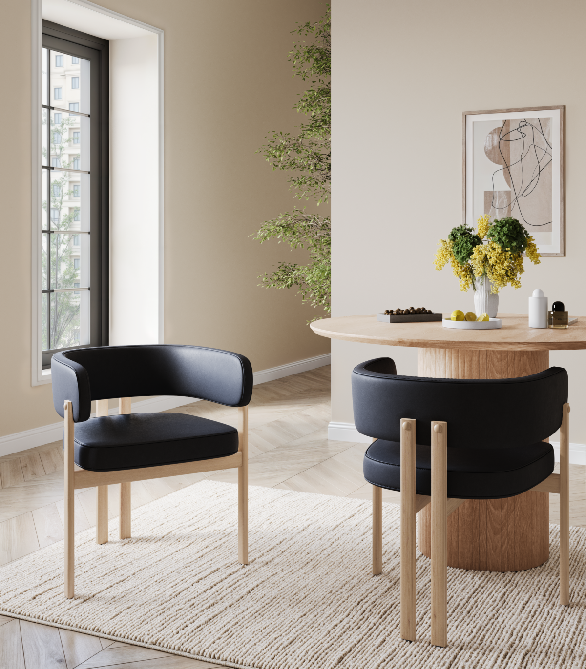 SBDC BELISSE - SET OF 2 - 4 COLOUR OPTIONS