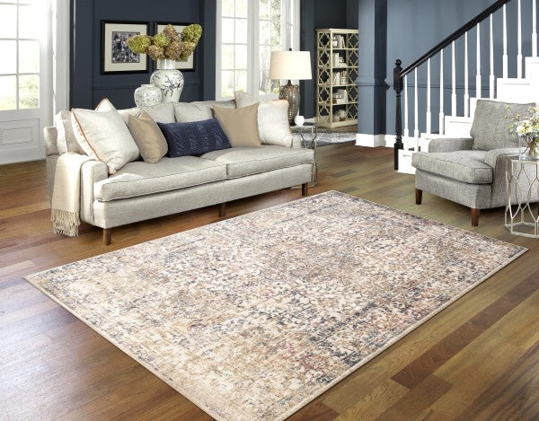 Mercer Area Rug Ivory Beige - Pattern