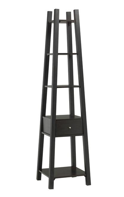 Display Shelf Dark Cherry - Front View