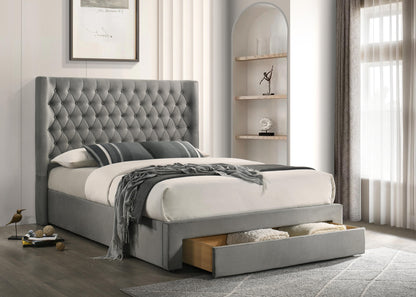 IF-5761 Upholstered Storage Bed