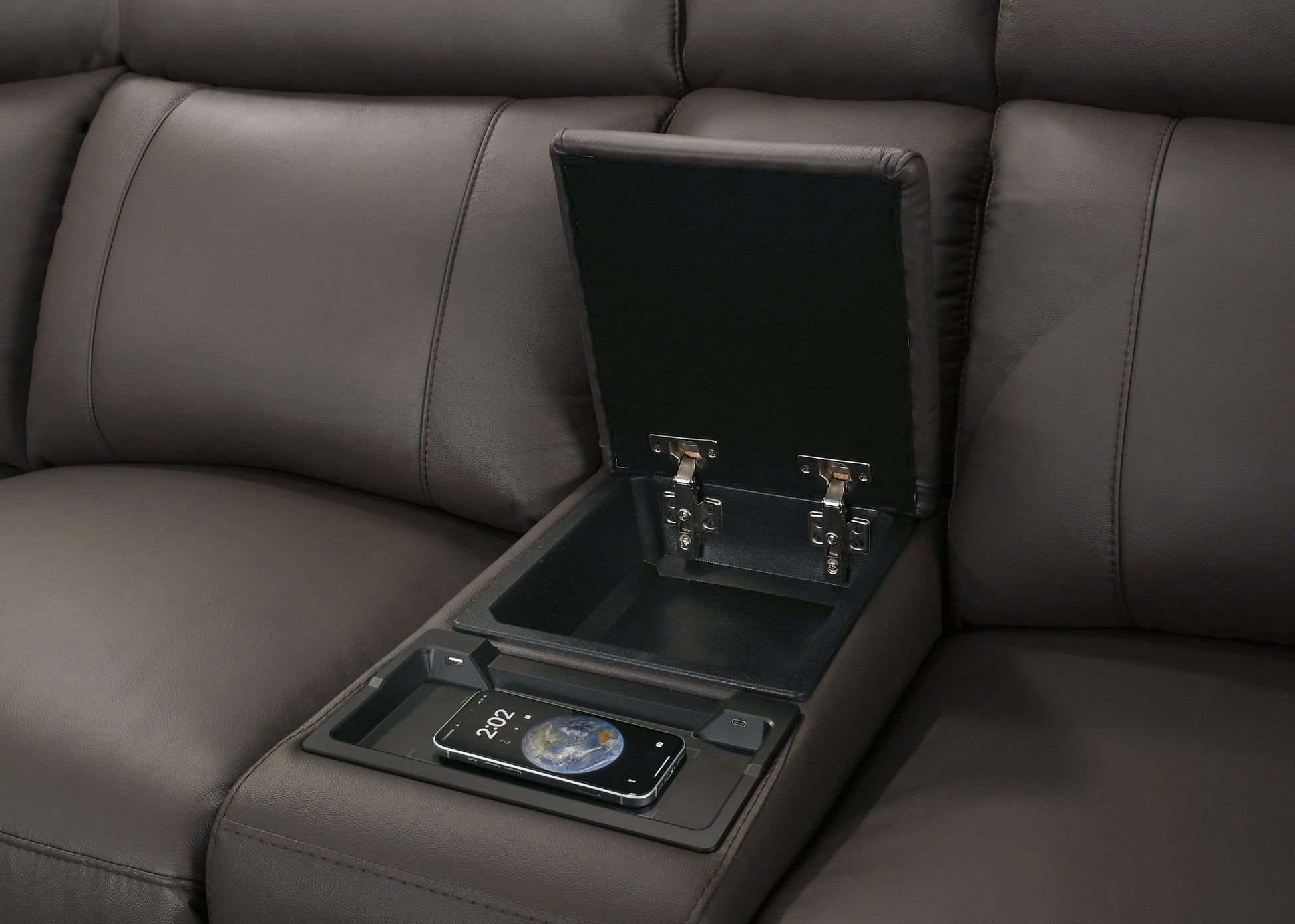 Leather Sectional - Detail View