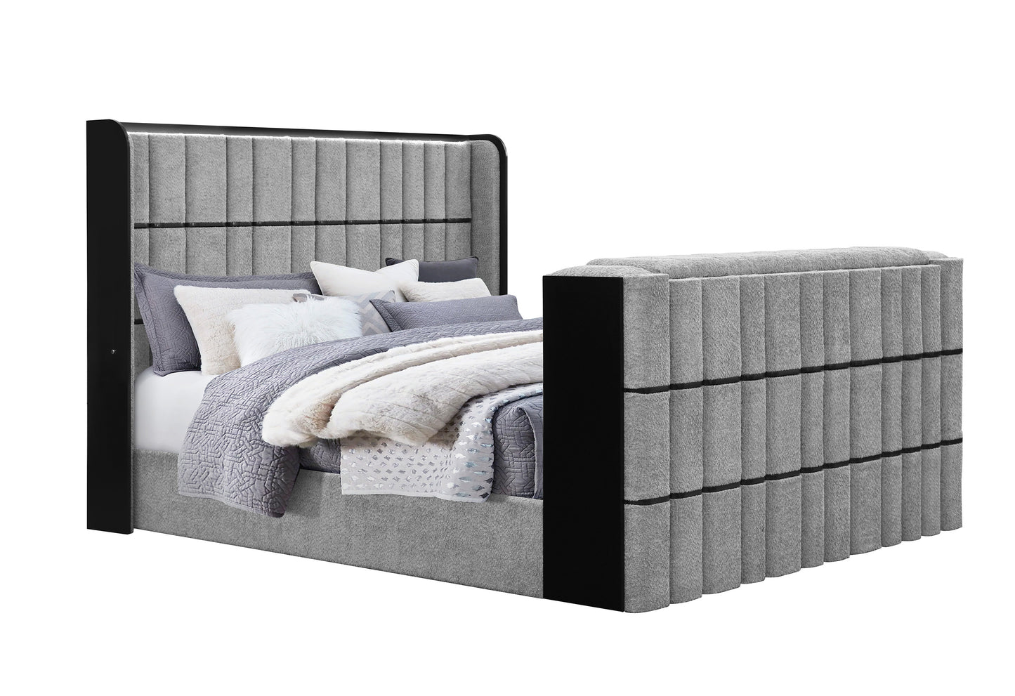 Isabella - Grey Bedroom Set