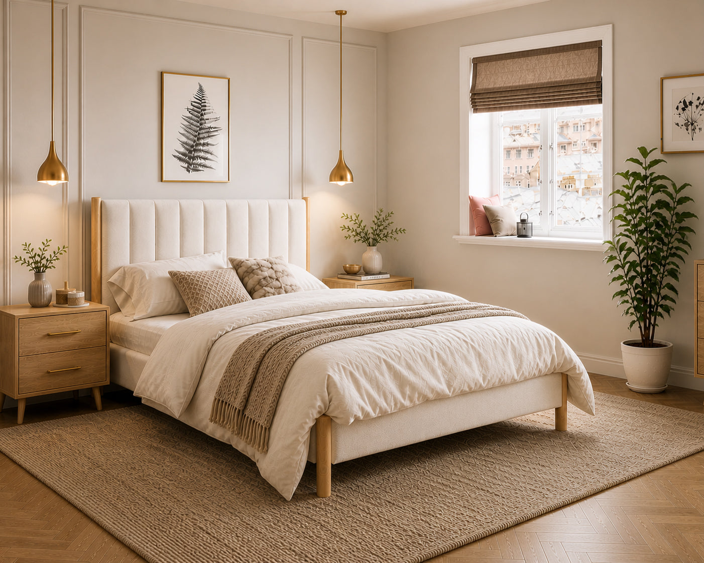 IF-5917 Upholstered Bed
