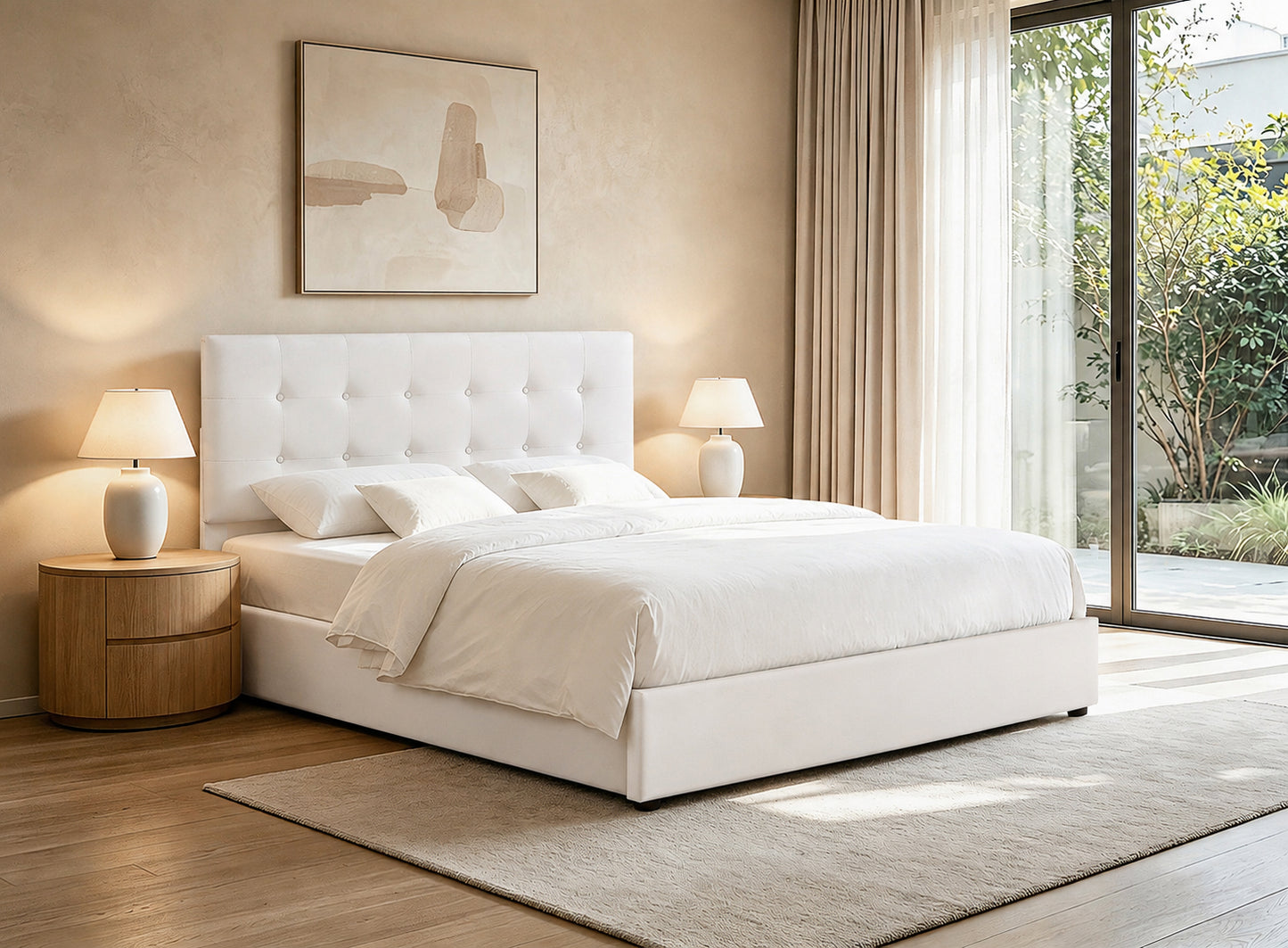 Button Tufted Headboard