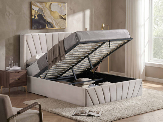 IF-5872 Upholstered Lift Bed