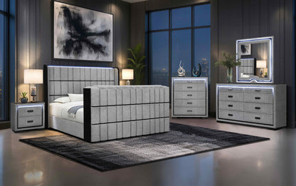 Isabella - Grey Bedroom Set