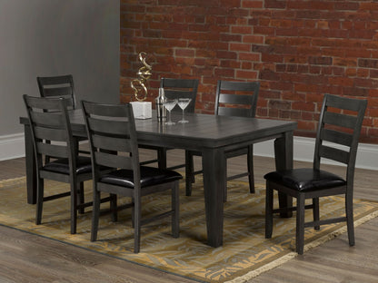 Dark Grey Velvet Dining Chairs (Set of 2)