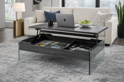 Lift-Top Coffee Table - detail view