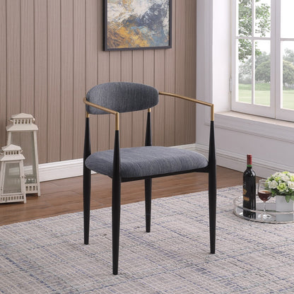 Mykos Black Dining Chairs (Set of 2)