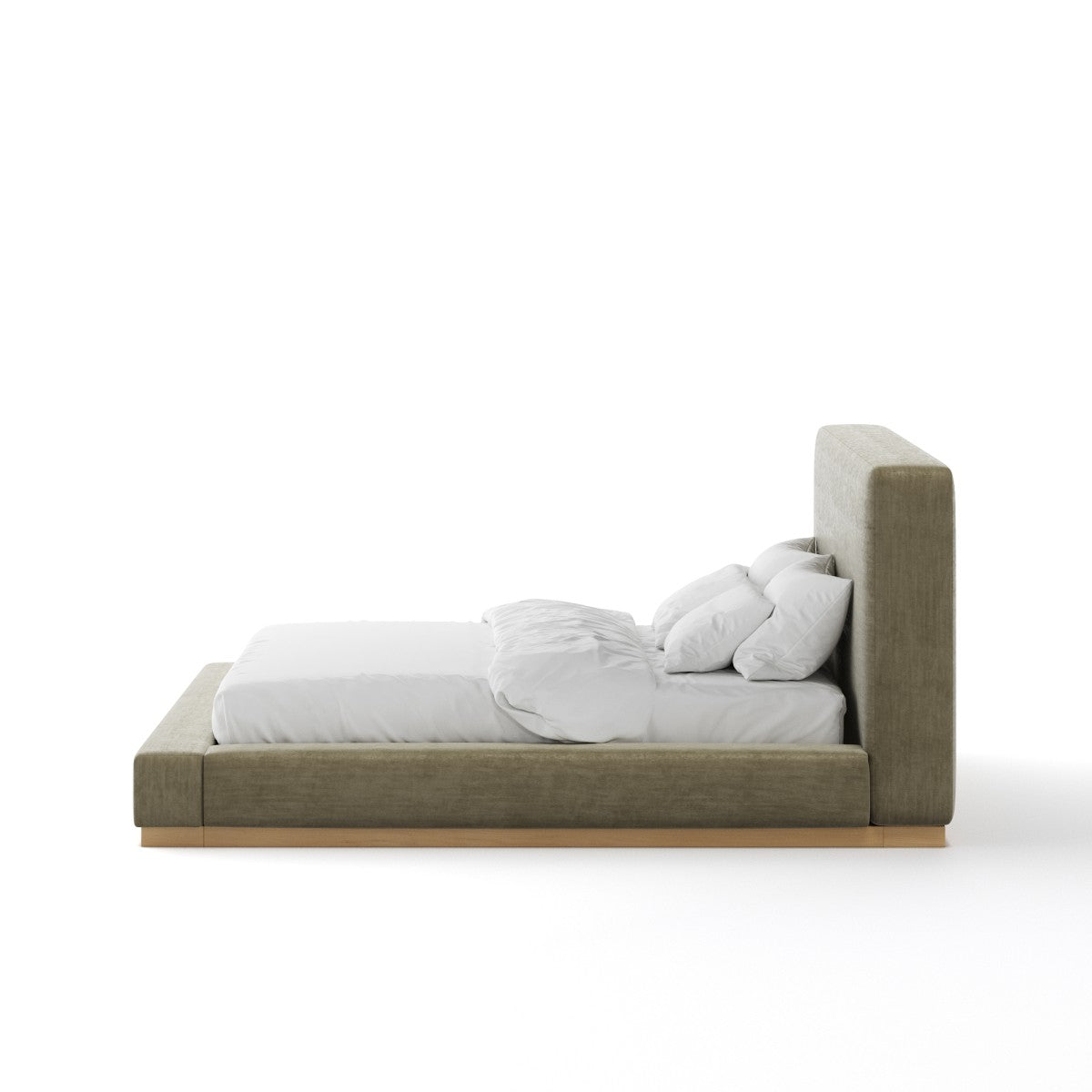 Francesca Bed - Green headboard detail
