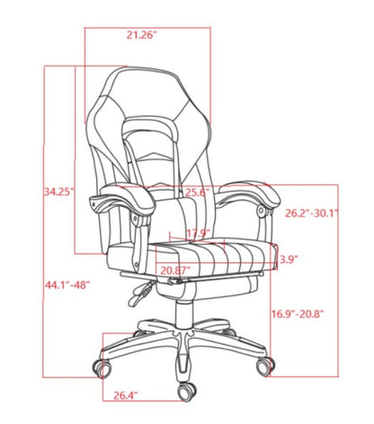GAMING CHAIR - BLACK/GREY