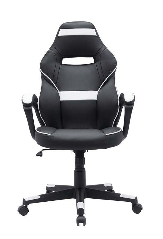 GAMING CHAIR - BLACK/WHITE