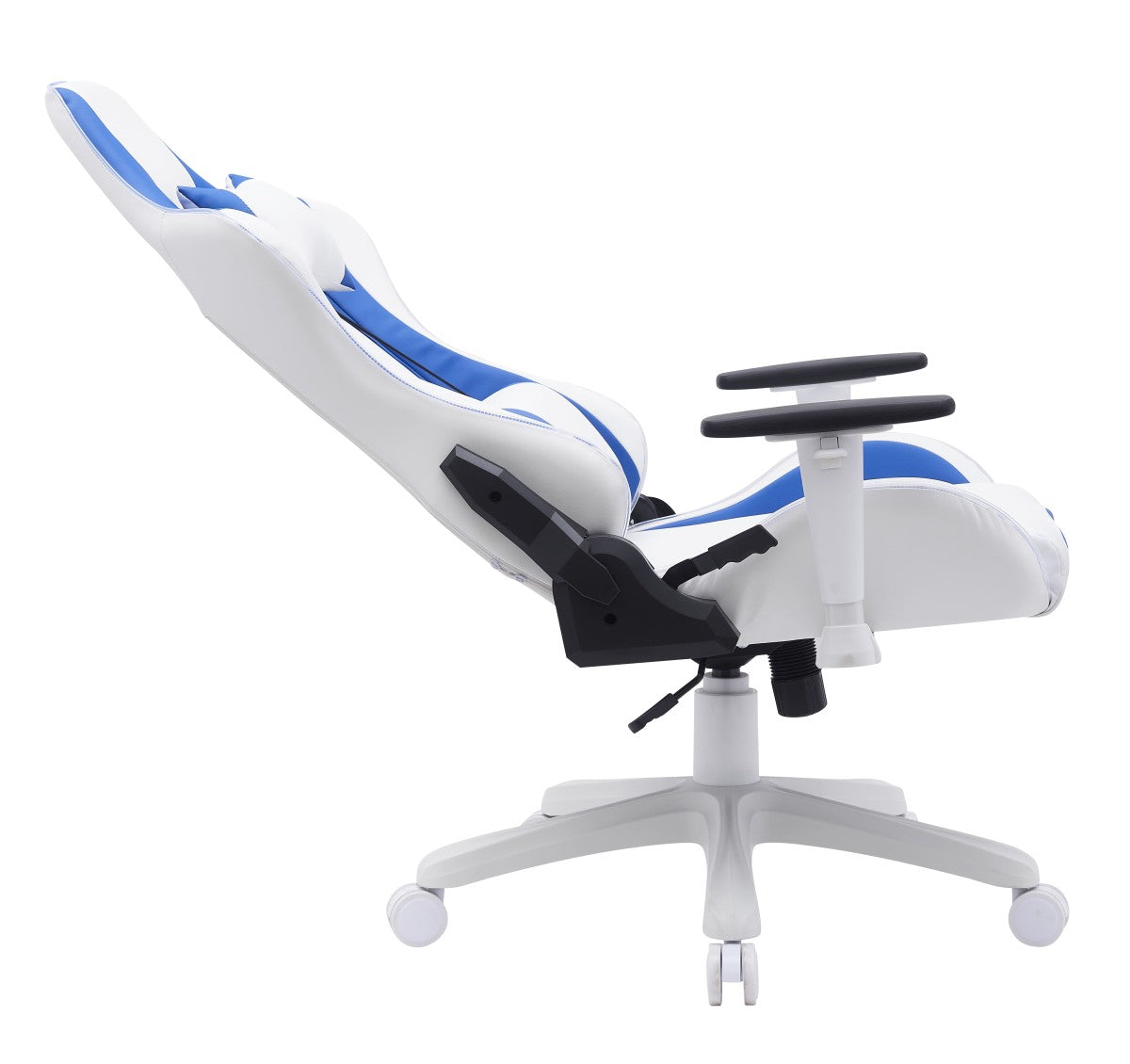 GAMING CHAIR - WHITE/BLUE