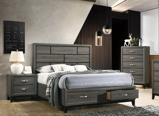 SBBS 0170-6 - QUEEN 6 PIECE SET - GREY