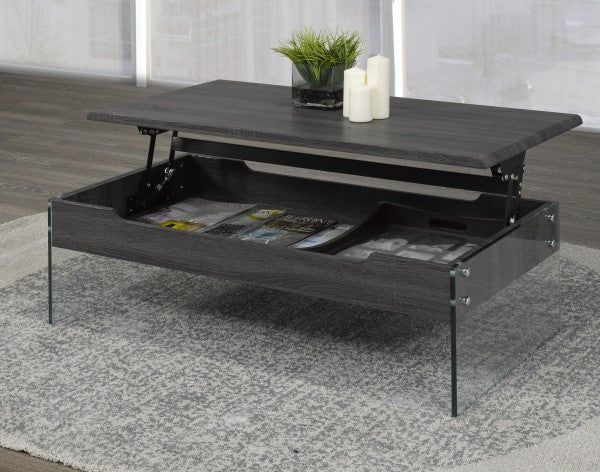Lift-Top Coffee Table - detail view