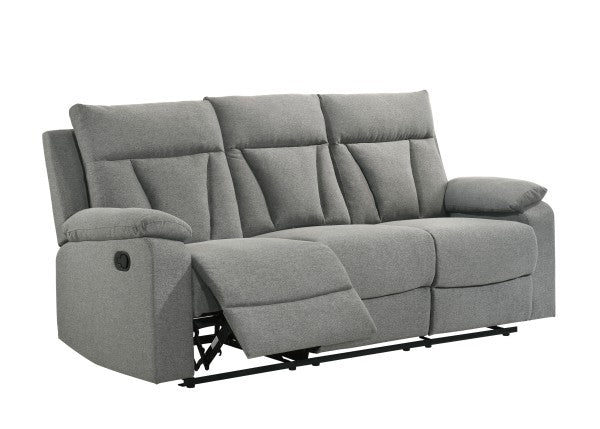 Recliner Sofa Grey - Front View