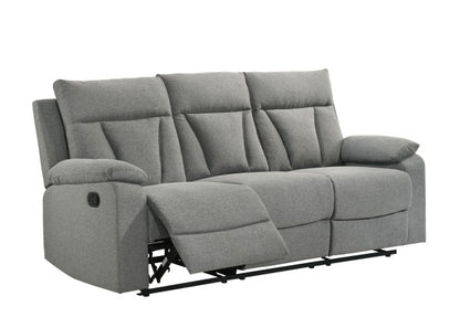 Recliner Sofa Grey - Front View