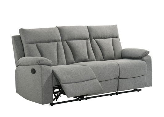 Recliner Sofa Grey - Front View