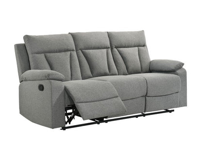 Recliner Sofa Grey - Front View