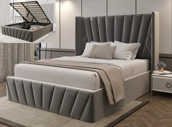 Comfort Platform Bed Frame - Gray